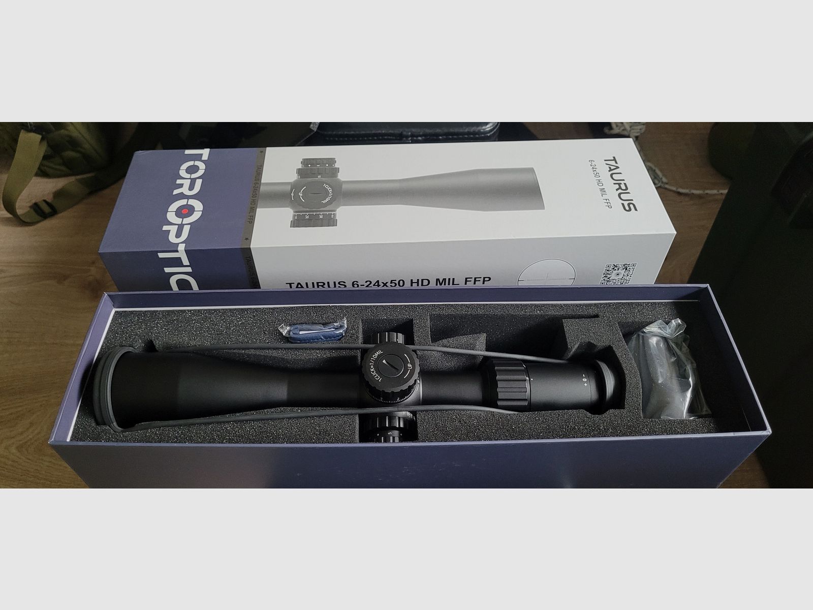 Vector Optics Tauron / Taurus - 6-24x50 HD MIL (34mm FFP - SCFF-46)