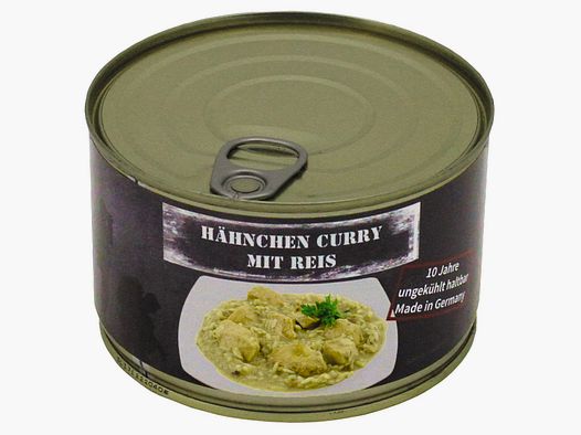MFH Hähnchen Curry mit Reis, 400 g