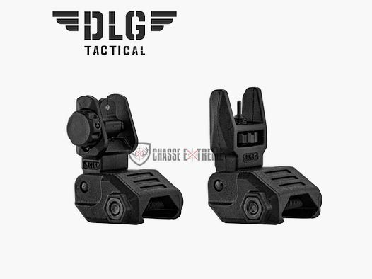 DLG TACTICAL Flip-up Low Adjustable Sights