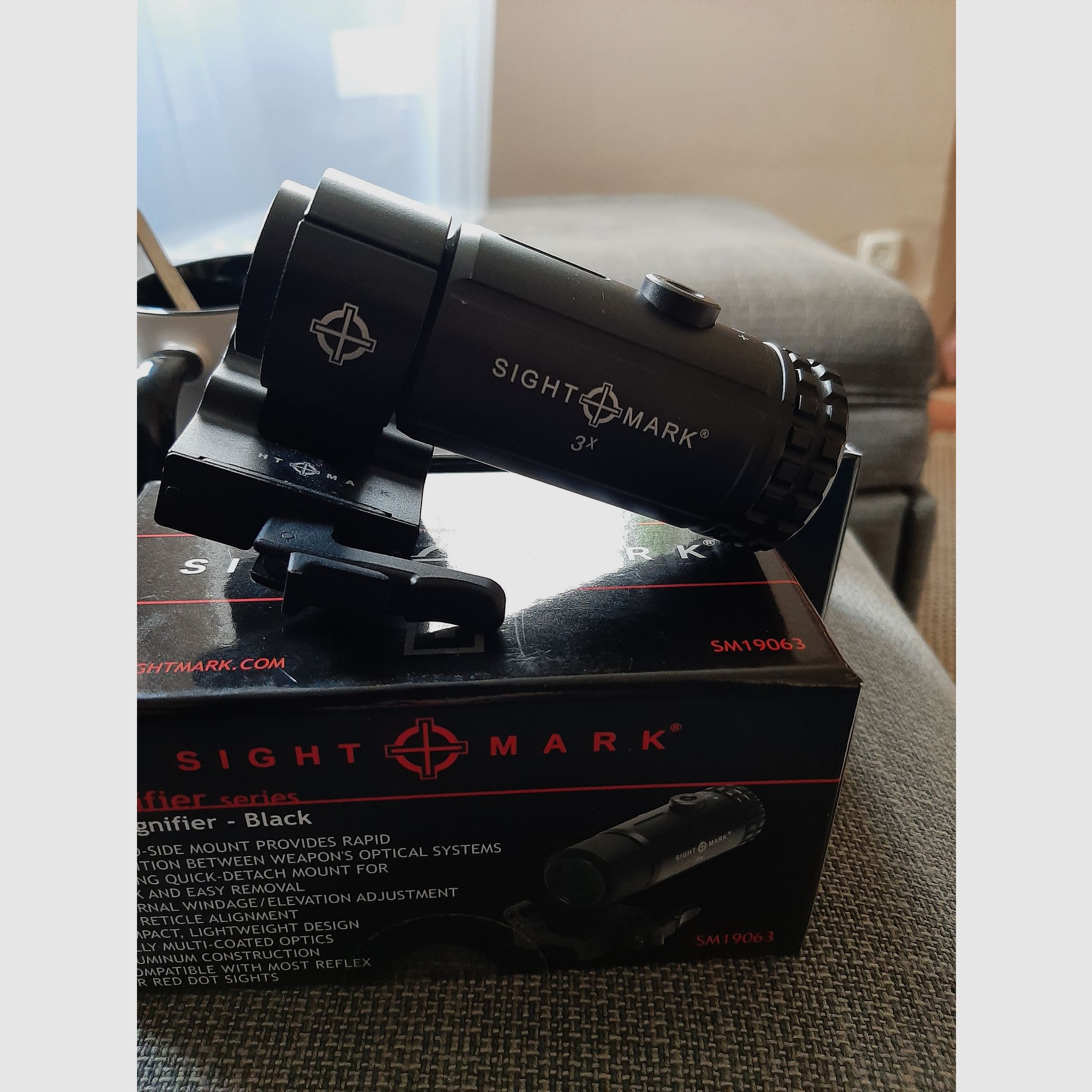 Sightmark ultra shot a-spec rotpunkt  + t3 magnifier 