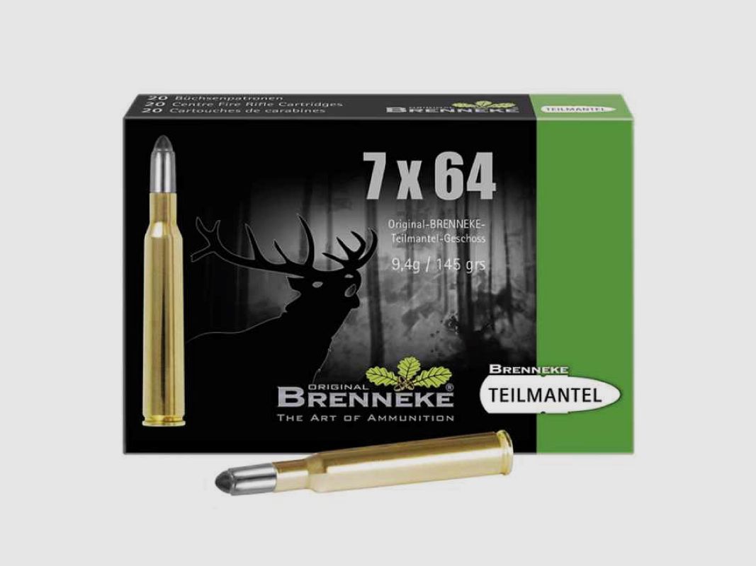 Brenneke 7x64 145GR TM 20 Patronen