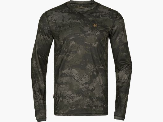 Härkila NOCTYX Camo L/S T-shirt Hombre AXIS MSP*Negro M