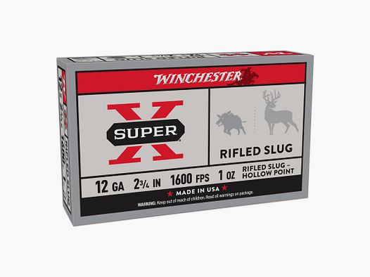 WINCHESTER SUPER-X FLINTENPATRONEN CX12RS15