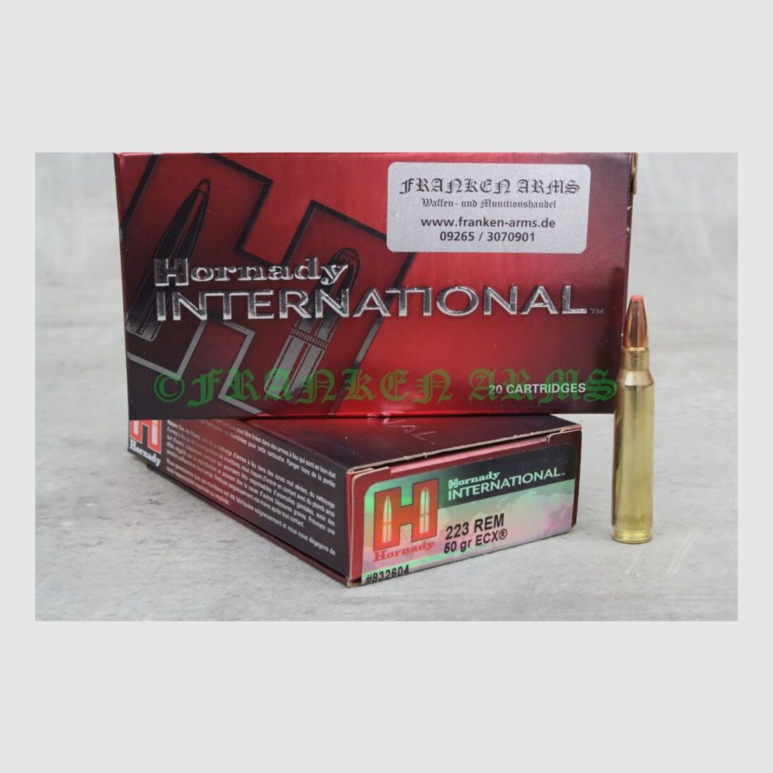 Hornady ECX .223 Rem. 50gr. 3,2g 20 Stück Staffelpreise