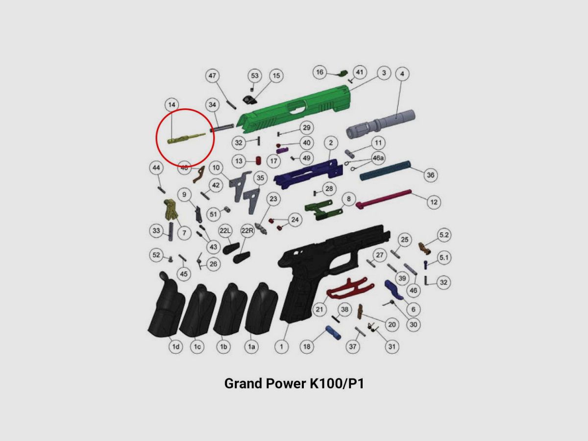 Grand Power Schlagbolzen für K22, Bild 3 von 3