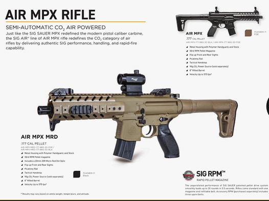 SIG SAUER – MPX – 4,5MM