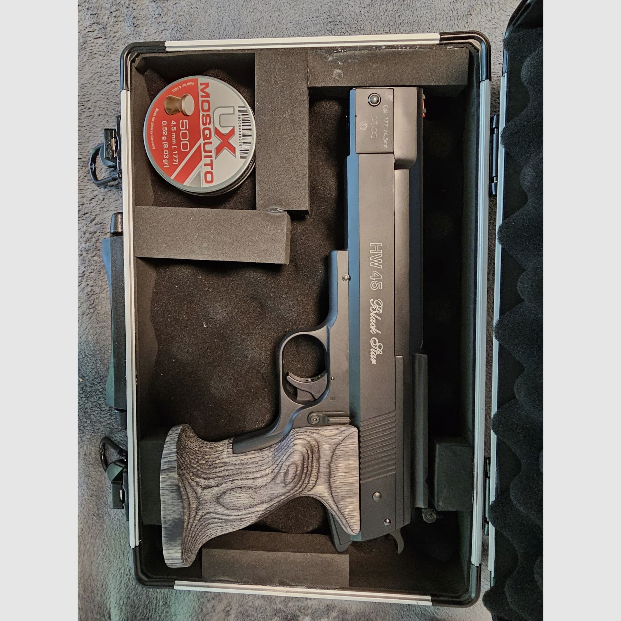 Weihrauch HW 45 Blackstar TOP Zustand mit Garantie und Zubehör