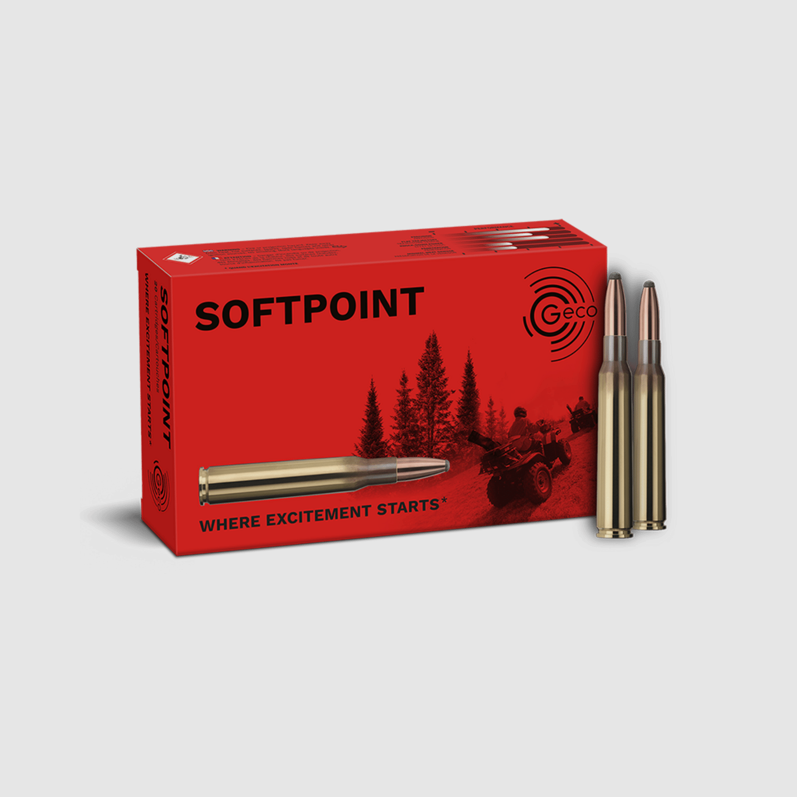 7×64 Geco Softpoint 10,7g / 165grs.