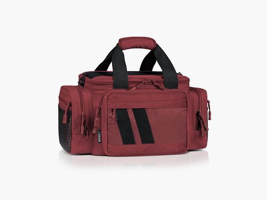 SAVIOR EQUIPMENT [SPECIALIST SERIES] HARTE SEITEN RANGE TASCHEN, MIT 3 EINZELNEN PISTOLEN TASCHEN, VERSTELLBAREM MITTELTEILER, ROUGE SEDONA