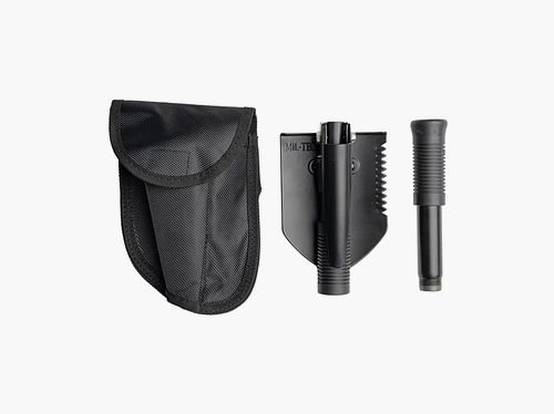 Mil-Tec Mil-Tec Mini Klappspaten mit Tasche Schwarz