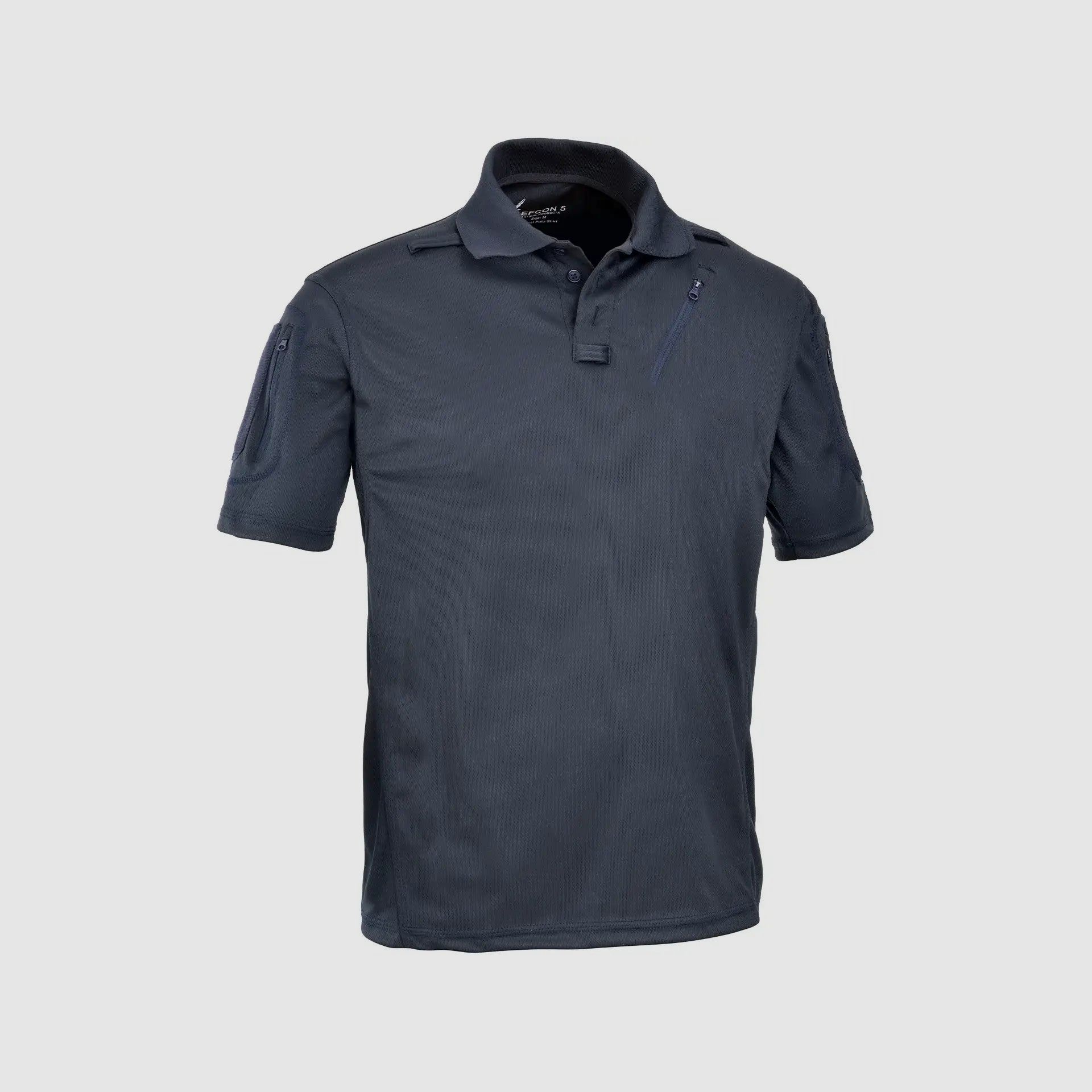 Defcon 5 Polo Shirt Advanced Tactical Polo Short Sleeves with Pockets - Navy Blue / 3XL Men's