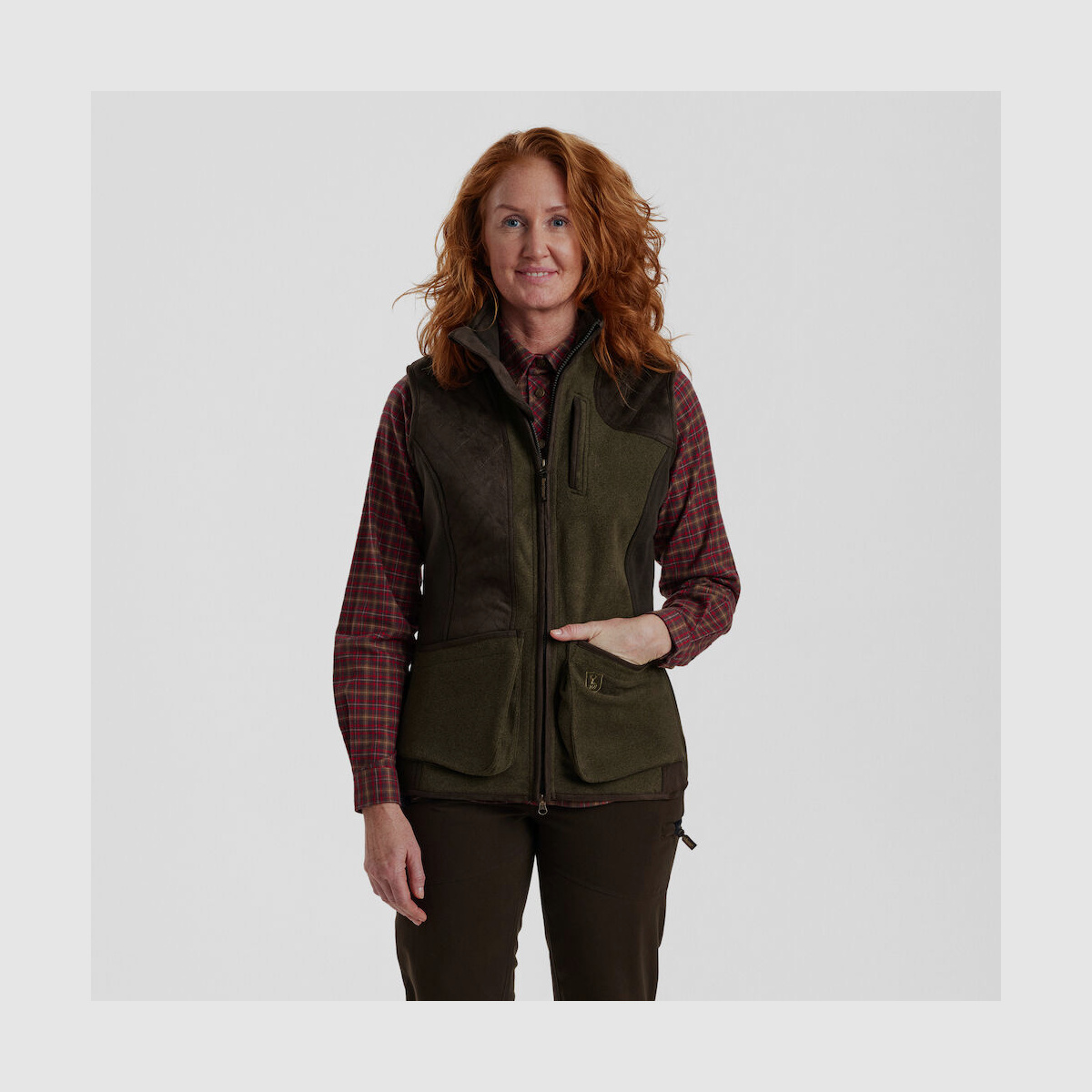 DEERHUNTER Lady Pam Shooting Weste Graphite Green