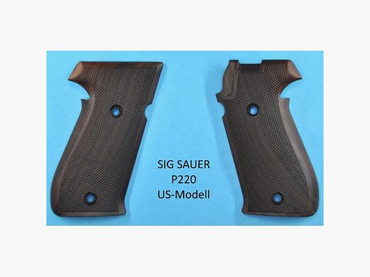 Nussbaum-Griffschalen für Pistole SIG SAUER P220 US-Modell