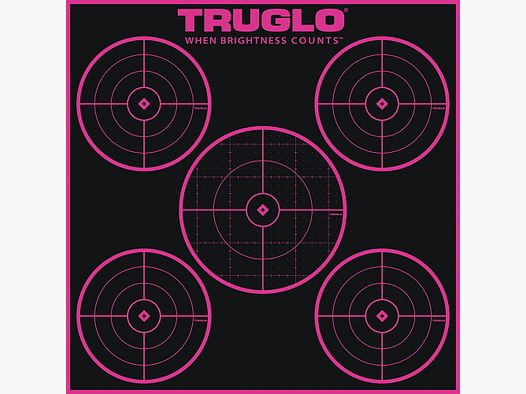 TRUGLO TARGET 5 - BULL 12X12 6PK - tarcze strzeleckie