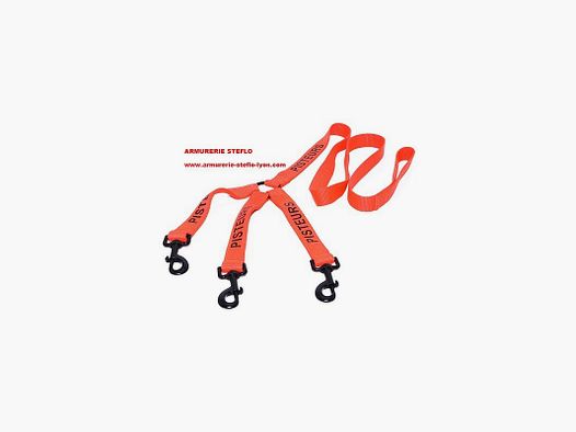 Drievoudige nylon lijn oranje 1,20m