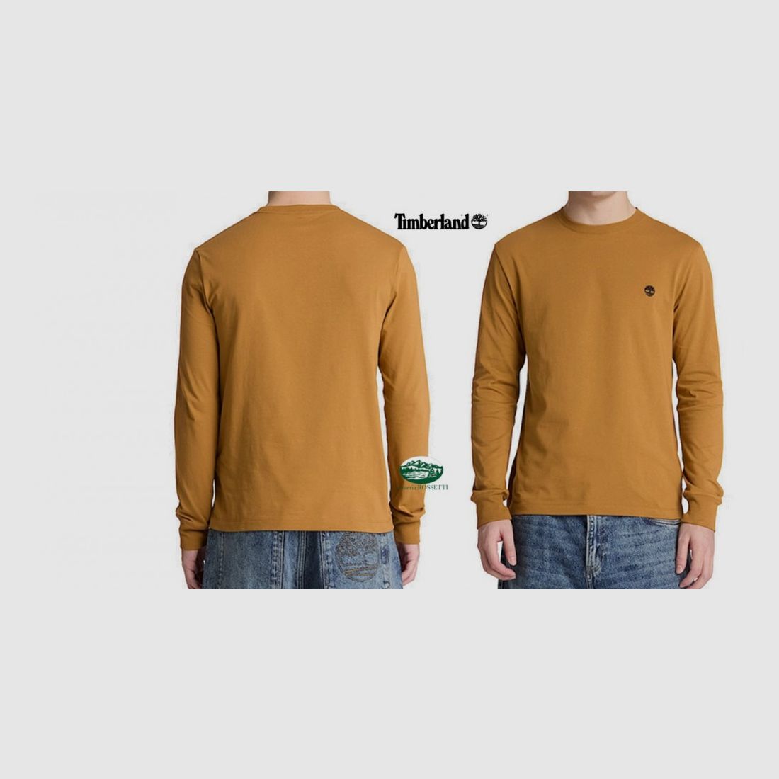 TIMBERLAND Langarm-T-Shirt in Senfgelb