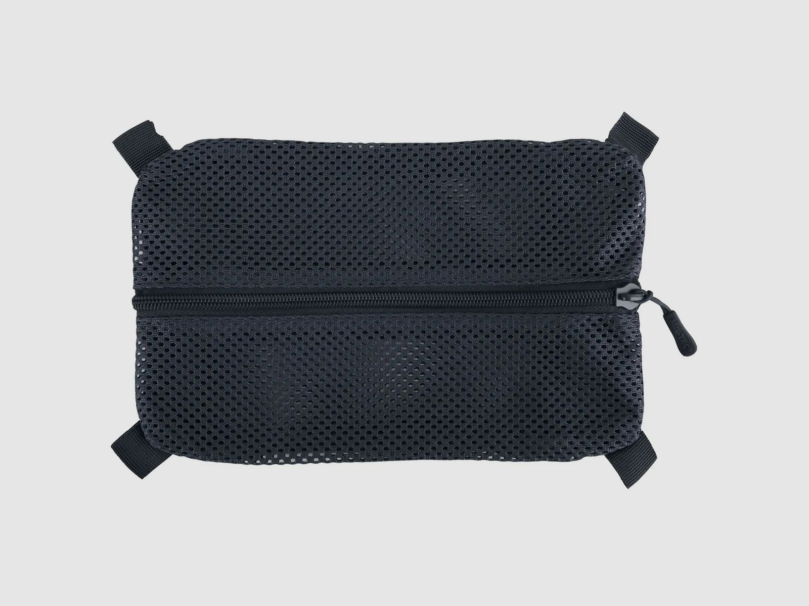 Mil-Tec Sac en Maille avec Velcro L - Noir