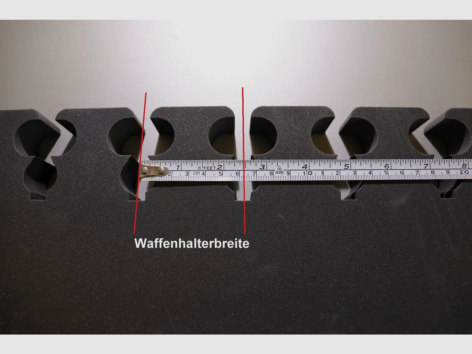 Waffenschrank SHOOTER Vibon (1500x440x380) Klasse 1 EN 1143-1 für 5 Langwaffen
