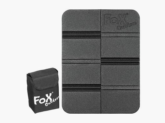 Fox Outdoor Fox Outdoor Thermositzkissen schwarz