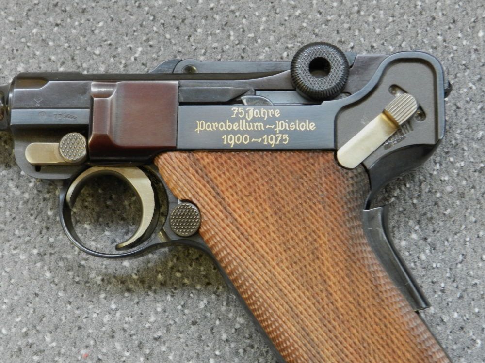SONDERMODELL MAUSER 08 75 JAHRE PARABELLUM-PISTOLE 1900-1975