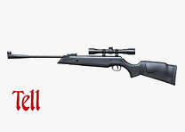Tell MOD. 220 Composite Luftgewehr Kal. 4,5 mm inkl. Zielfernrohr 4x32