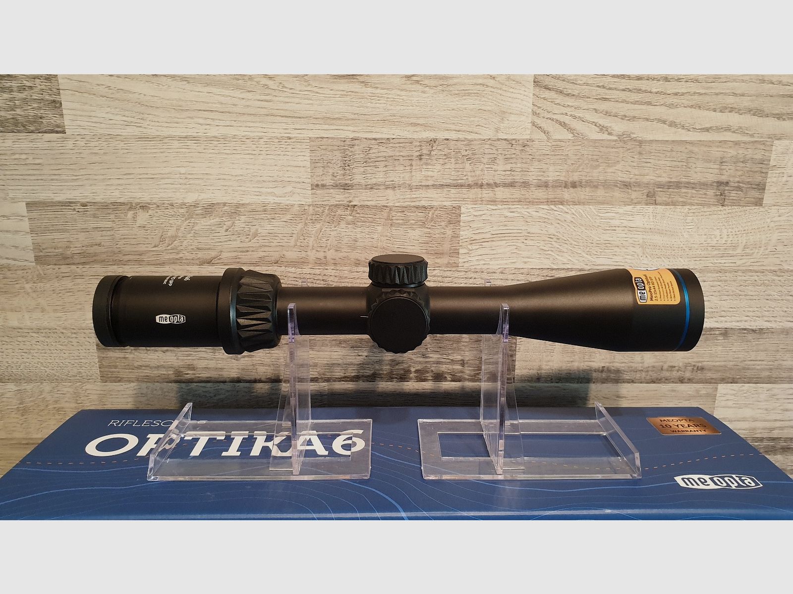 Meopta OPTIKA6 2,5-15x44 RD SFP kruis 4C met verlicht punt - Nieuwe goederen van de vakhandel -