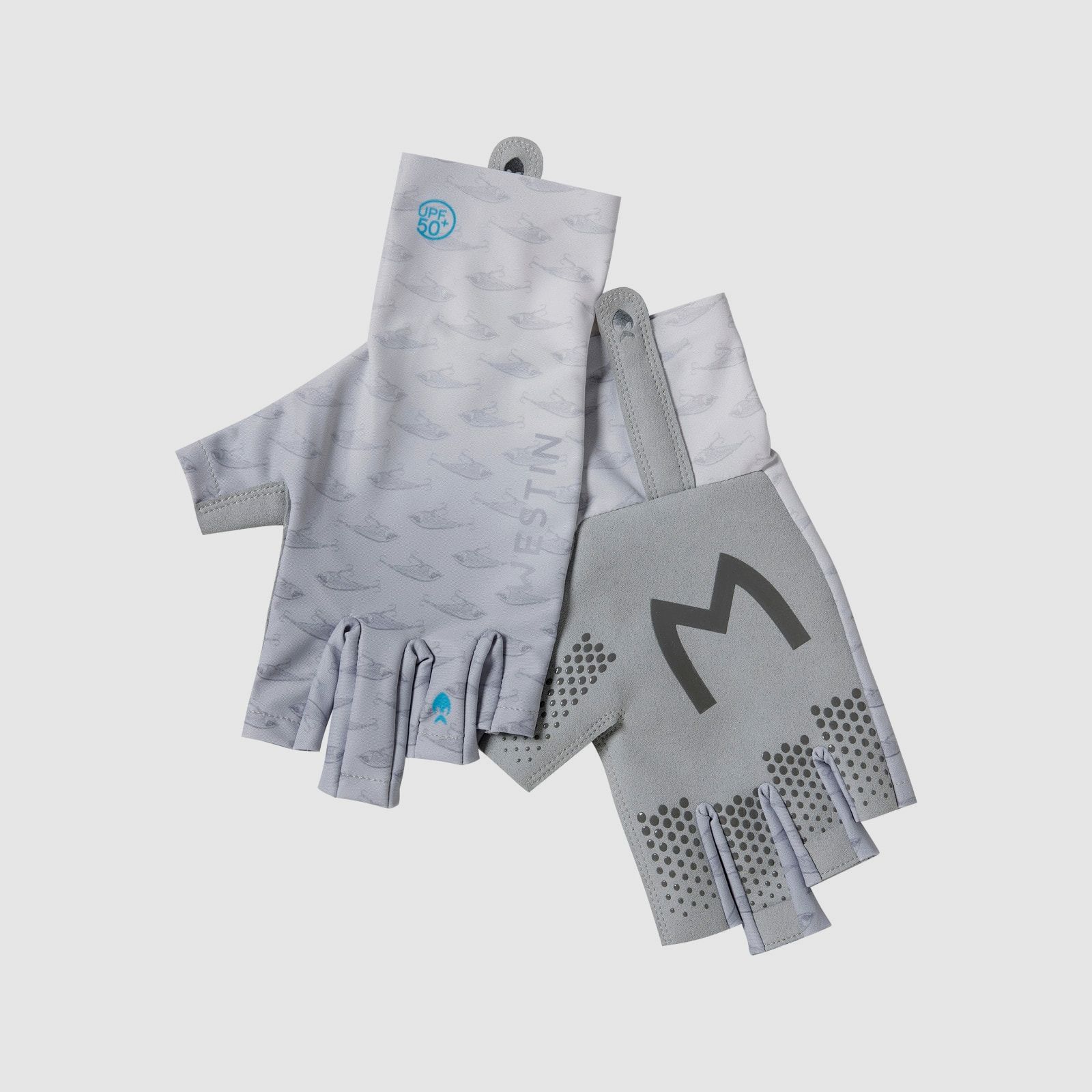 Westin Solar UPF Half Finger Glove L Grey