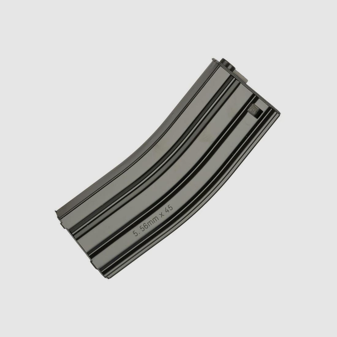 G&G M4 Stahlblech 125 Schuss Midcap Airsoft Ersatzmagazin (schwarz)