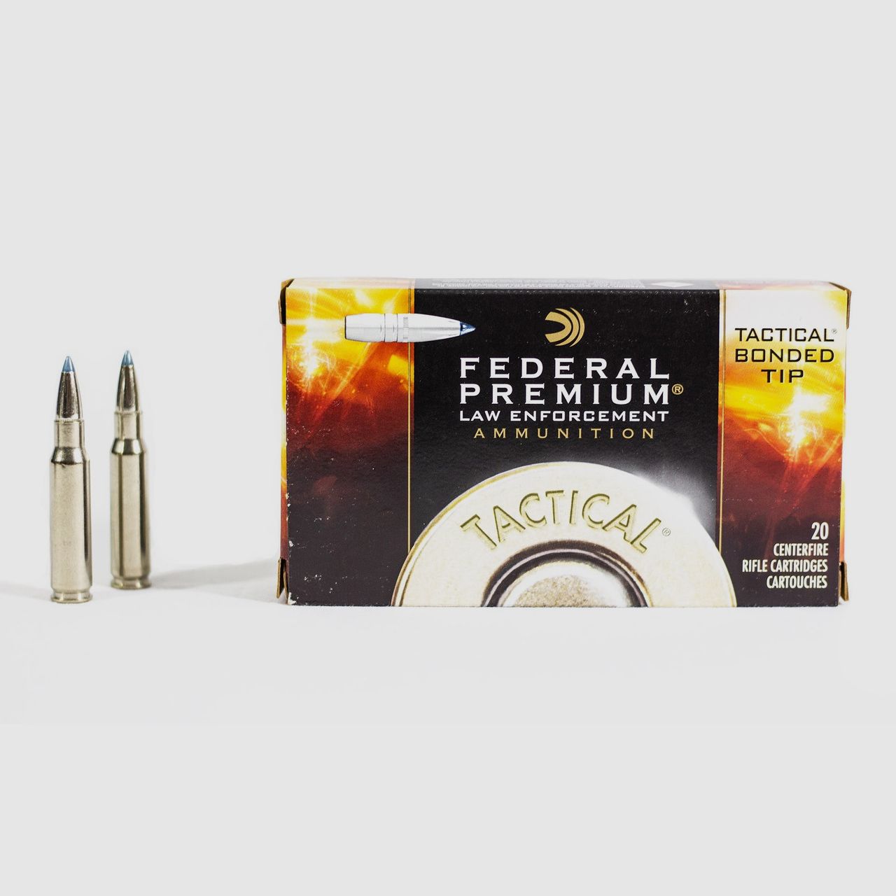 Federal Tactical Bonded Law Enforcement .308 Win. 168GR BSP 20 cartouches