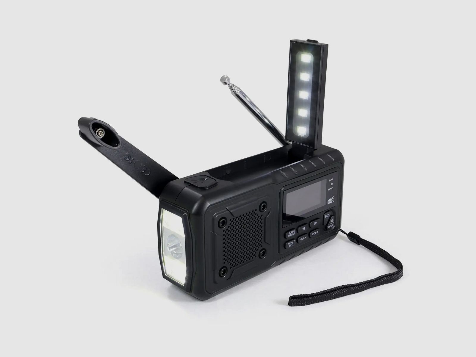 Crank radio Multi DAB+ 4000 mAh