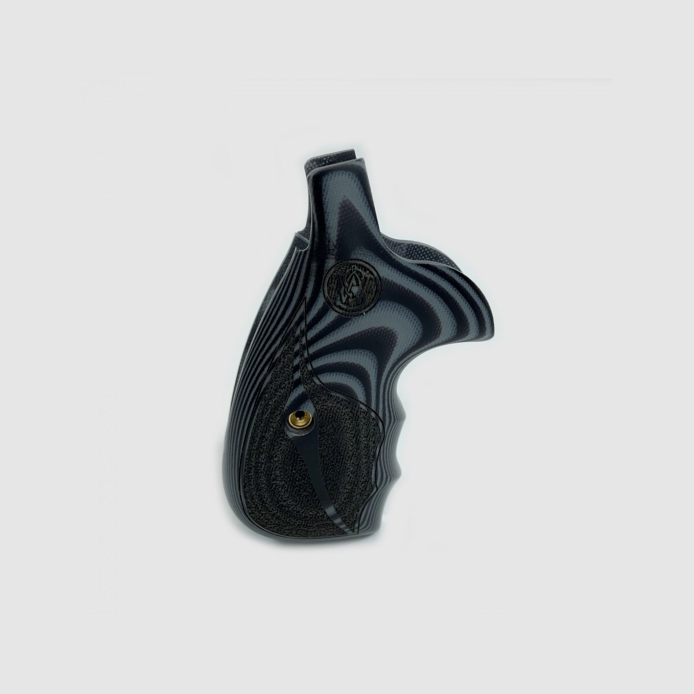 S&W N ROUND CONVERSION NU GRAU/SCHWARZ G10 STIPPLE MIT LASERLOGO