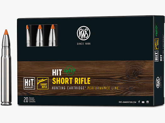 RWS 9.3x62 Hit Short Barrel 250 gr. - 20 pcs.