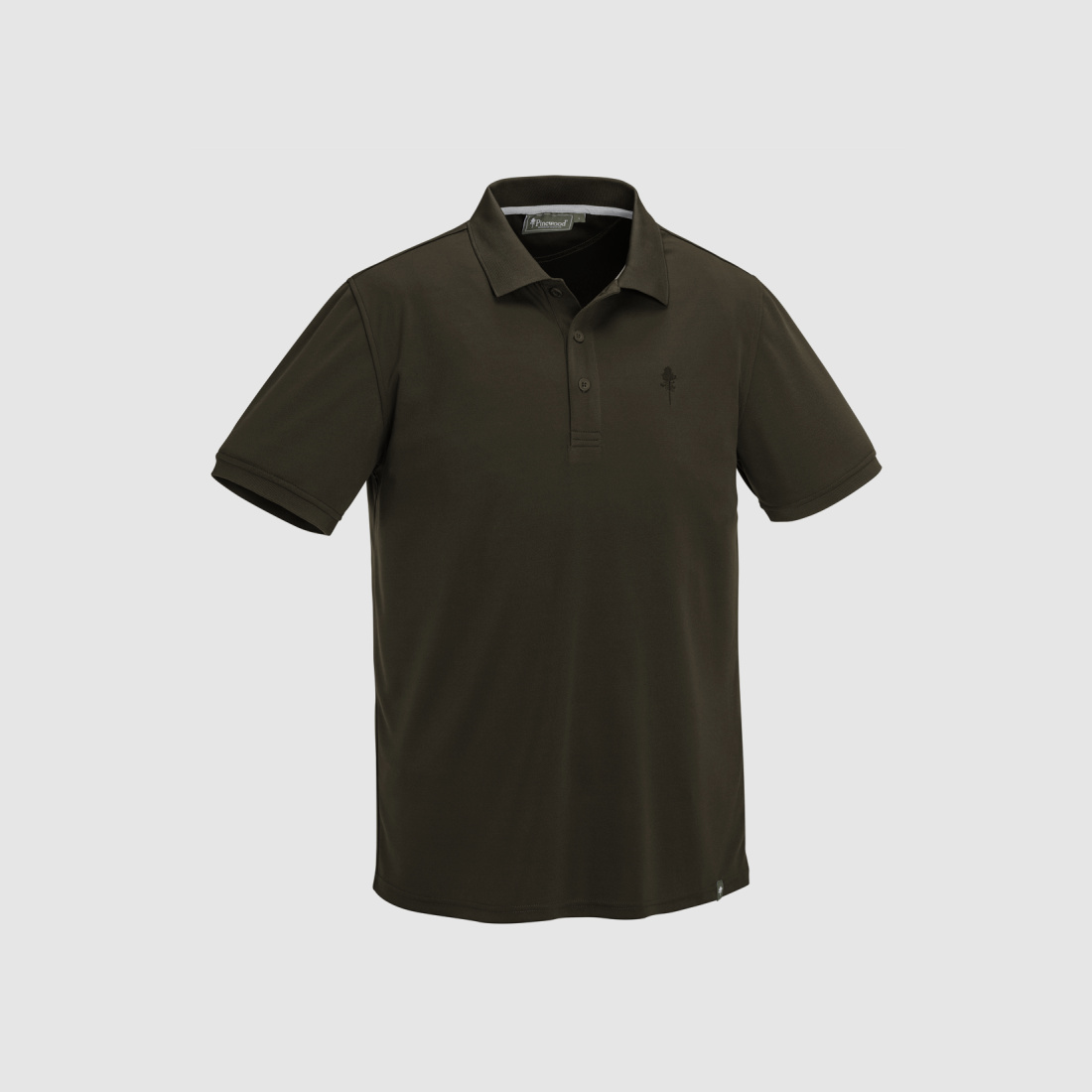 Pinewood Herren Poloshirt Ramsey Coolmax Braun