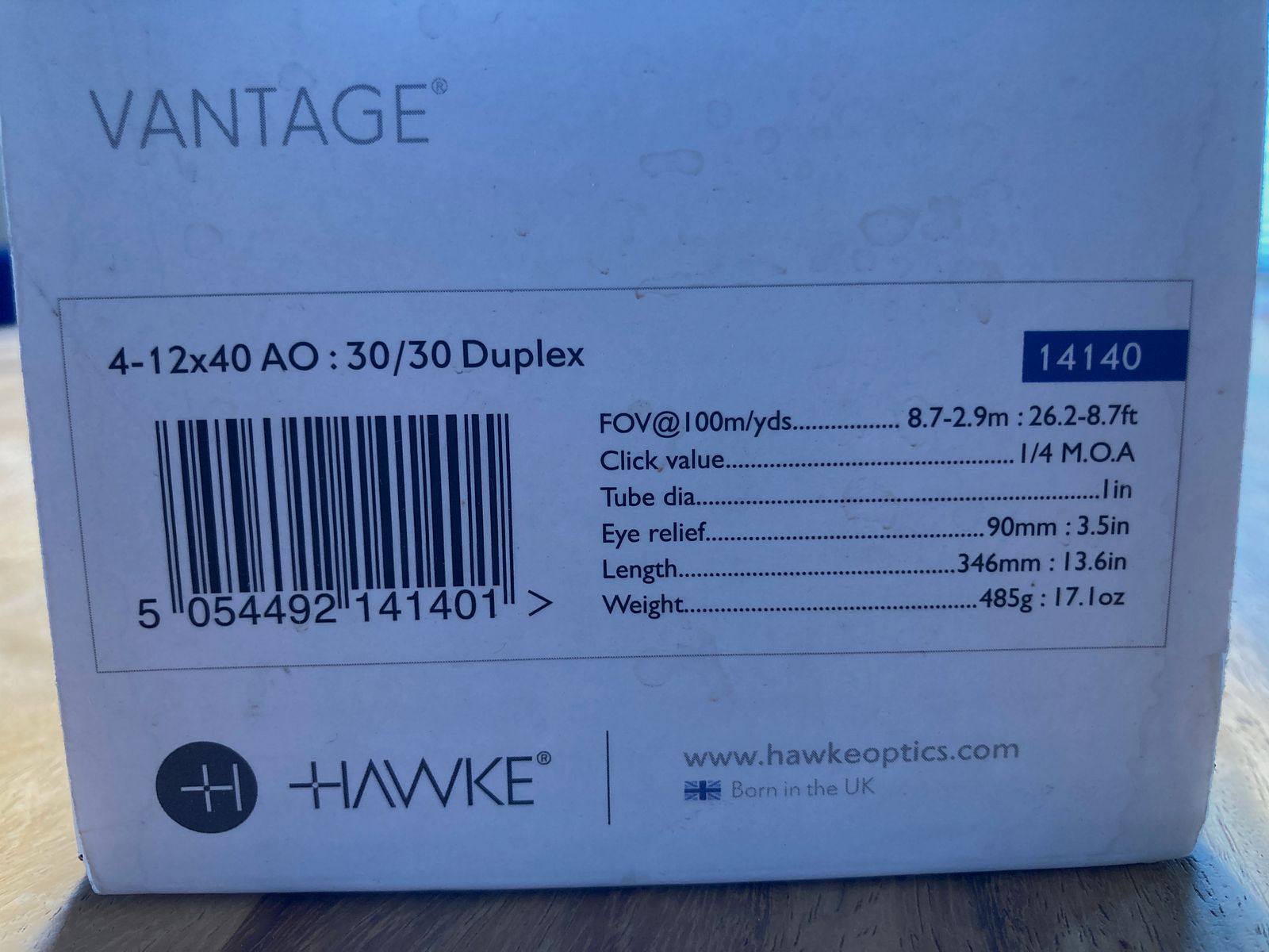 Hawke 14140 Vantage 4-12x40 AO 30/30 Wasserdicht