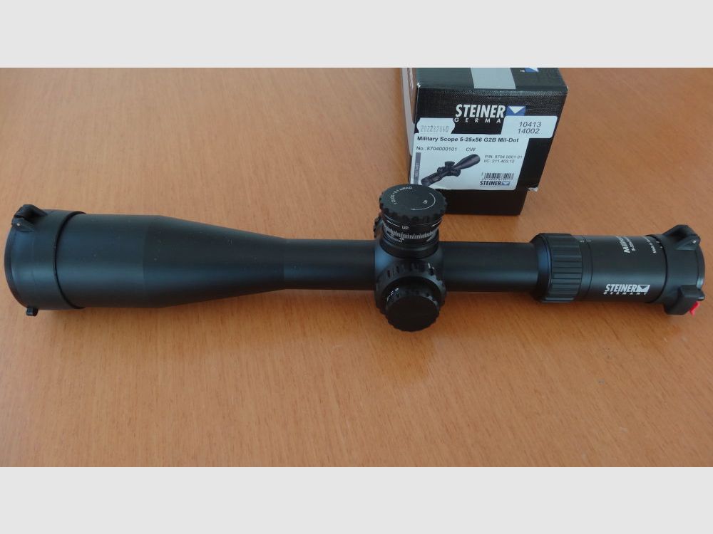 Steiner STEINER-ZIELFERNROHR MILITARY 5–25X56 G2B MIL-DOT