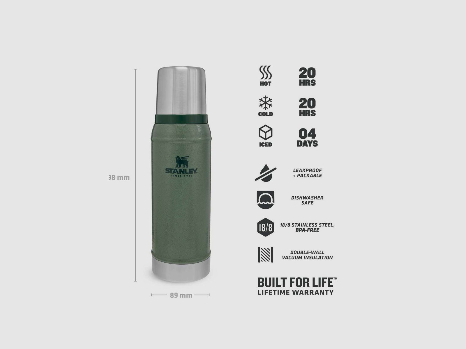 STANLEY Classic Vakuum Flasche 0,75 Liter