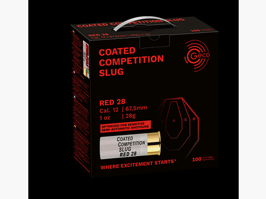 Geco 28g Competition Slug 100STK