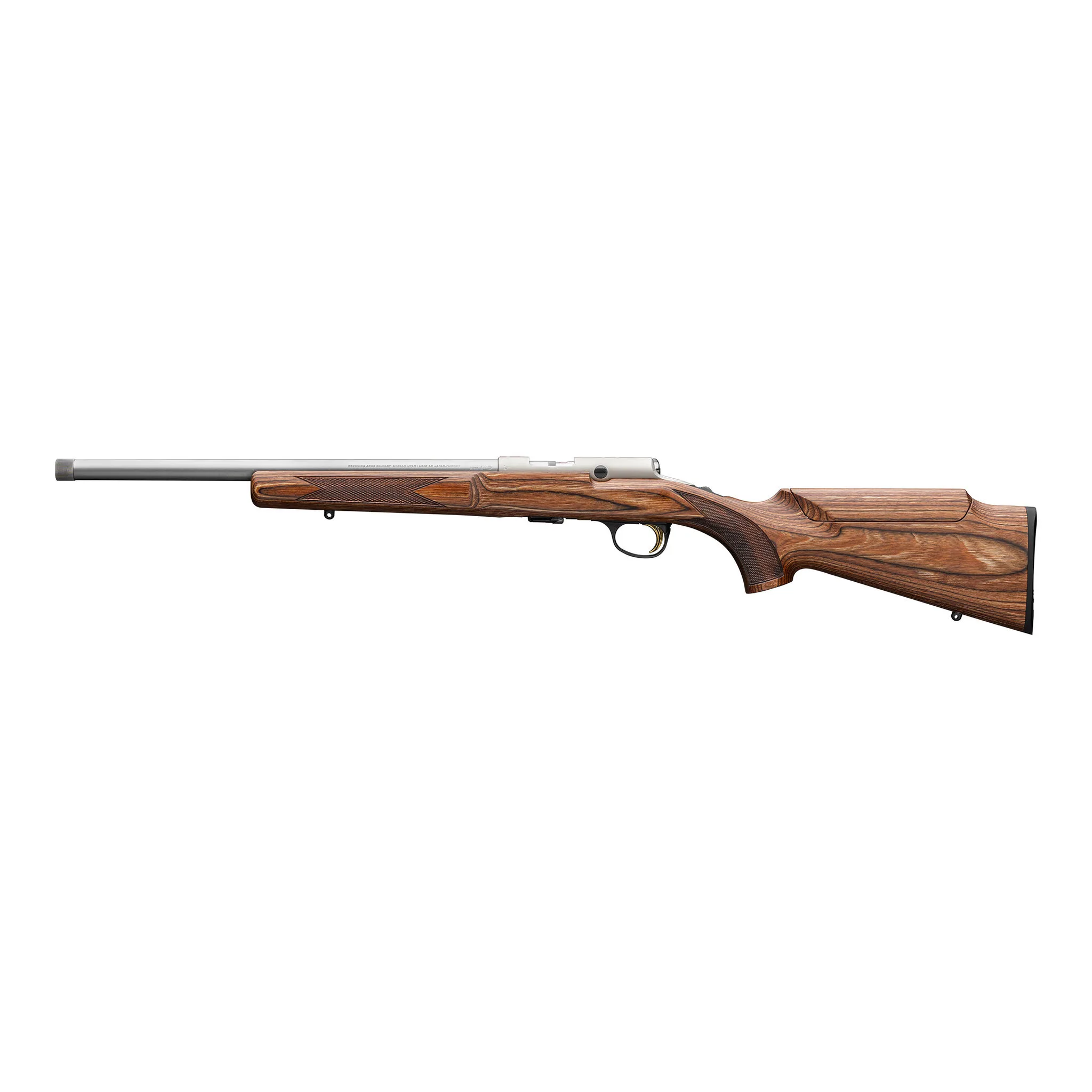 Browning T-BOLT BROWN LAMINATED VERSTELLBAR EDELSTAHL 42CM – .17hmr, Bild 2 von 6