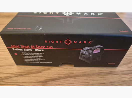 Sightmark Mini Shot M-Spec FMS Reflex Sight (Negro) – NUEVO y sin usar en embalaje original