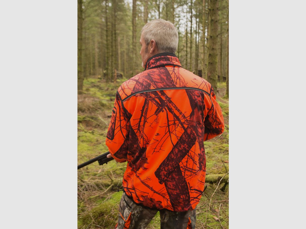 ShooterKing Softshell Jacke Signaljacke Mossy Blaze Orange Camo S