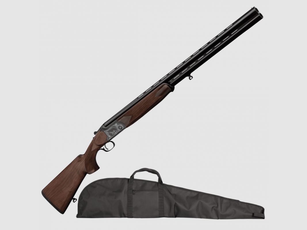 Pack Jäger! Bockdoppelflinte Country Kal. 12/76 Lauf von 76 cm + Futteral, Bild 2 von 2