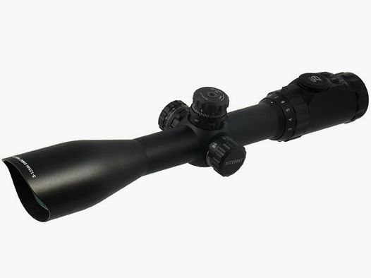 UTG Accushot scope 3-12x44 30 mm, 36-color mil-dot reticle with QD quick-release mount