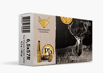 Fox Bullets Classic Hunter 6,5x57 R 6,5 g / 100 gr bleifreie Munition – 20 Patronen