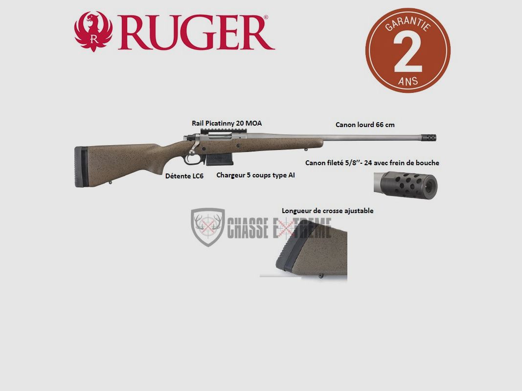 RUGER Hawkeye Long Range Hunter .6.5 Creedmoor