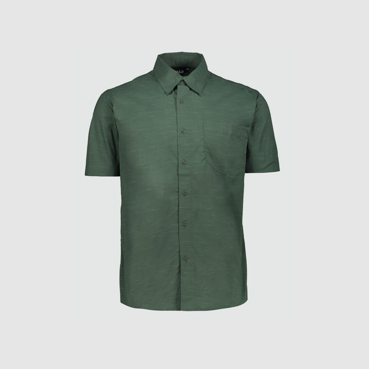 CMP Hemd Groen Heren Korte Mouw