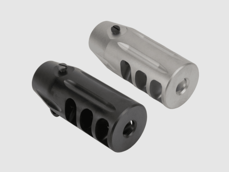 Tikka muzzle brake various designs