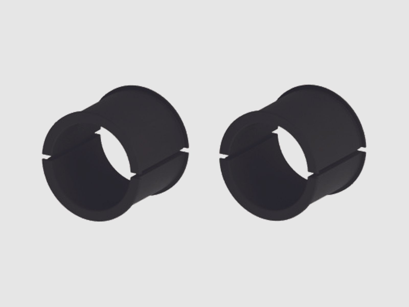 Anneaux de réduction en plastique noir ERA-TAC 30mm à 26mm/1"