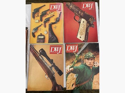 DWJ/ Deutsches Waffen Journal -31 alte Hefte ab 6/73 bis 8/79-