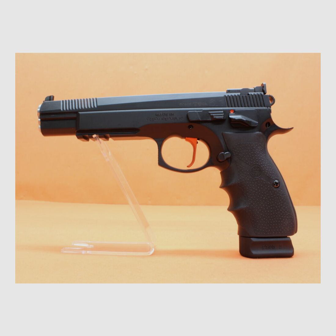 AKAH	 Ha.Pistole 9mmLuger AKAH CZ75 SP-01 6.1 Sport SA, 6" Lauf/ Mikrometervisierung (9mmPara/9x19)