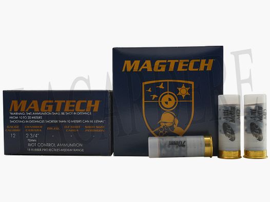 MAGTECH BALAS DE GOMA 18 PELLETS (PATRONES DE POSTA)